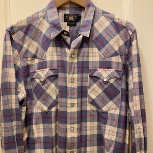 Double RL Western snap shirt